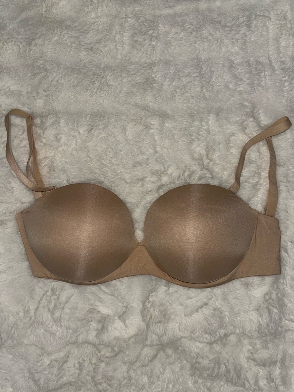 SKIMS NWOT Strapless Push-up Bra (Sand)